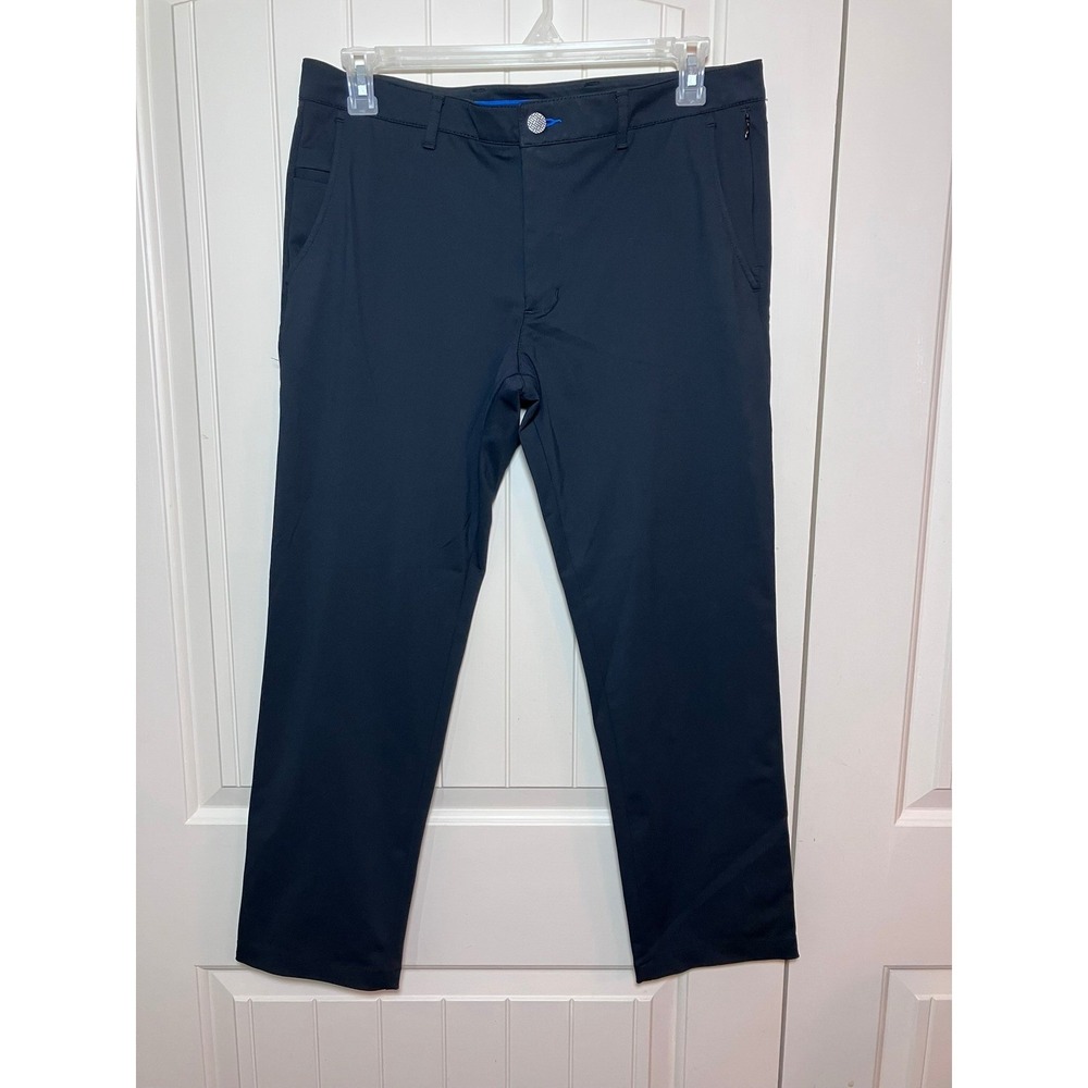 Twillory Performance Pants 34x30‎ (28) Tailored Fit Navy Blue Stretch Trousers